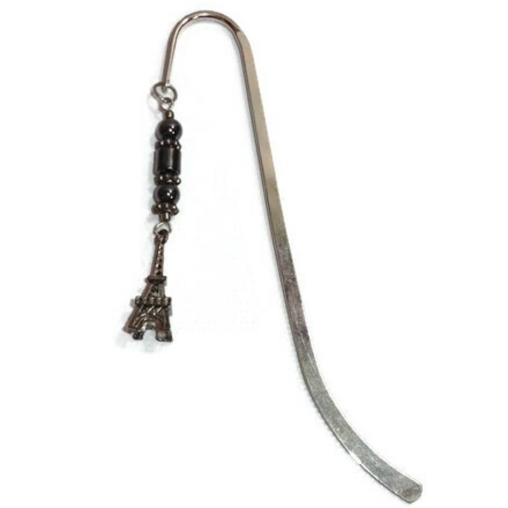 Shepherd Hook Beaded Charm Bookmark Handmade #25